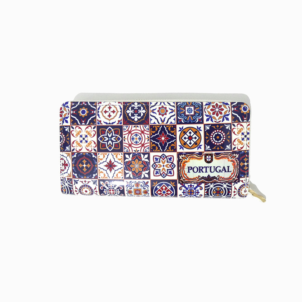 Classic Wallet with Azulejo Pattern
