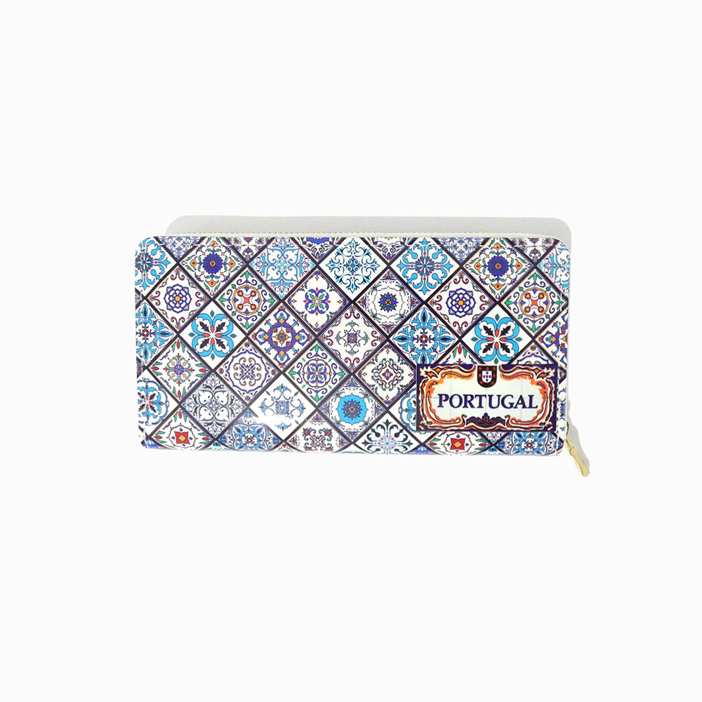 Classic Wallet with Azulejo Pattern
