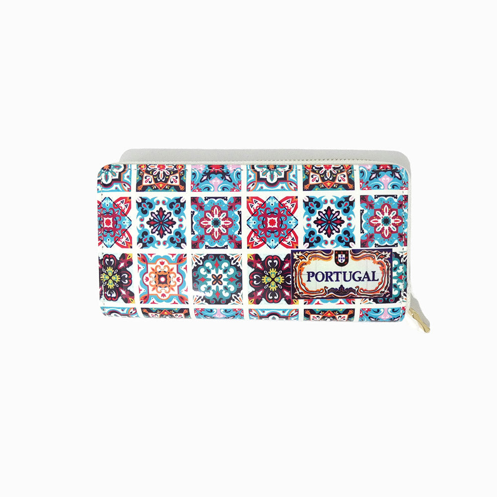 Classic Wallet with Azulejo Pattern