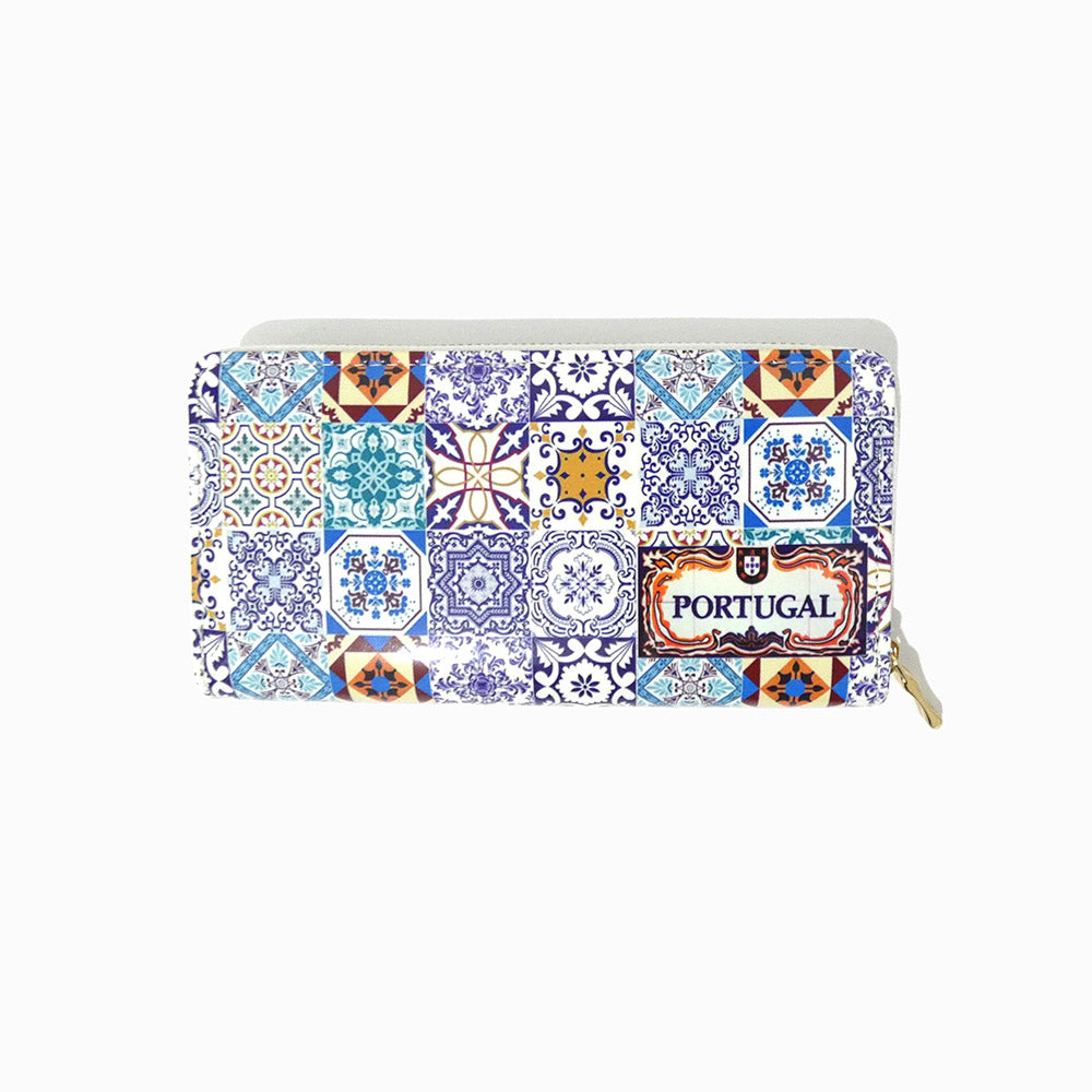 Classic Wallet with Azulejo Pattern