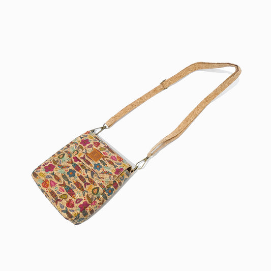Cork Crossbody Bag GZH-2358 Full View