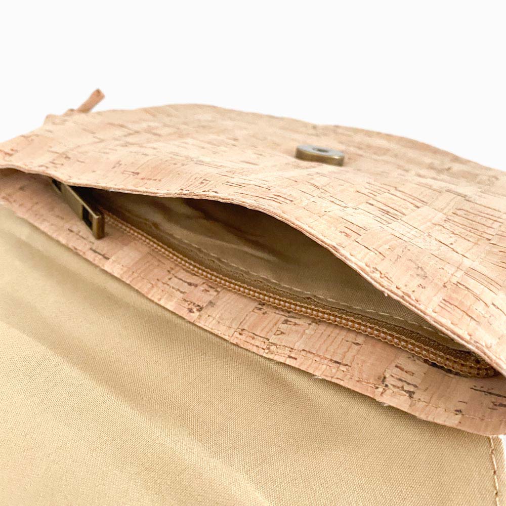 Cork Crossbody Bag GZH-2401 Interior