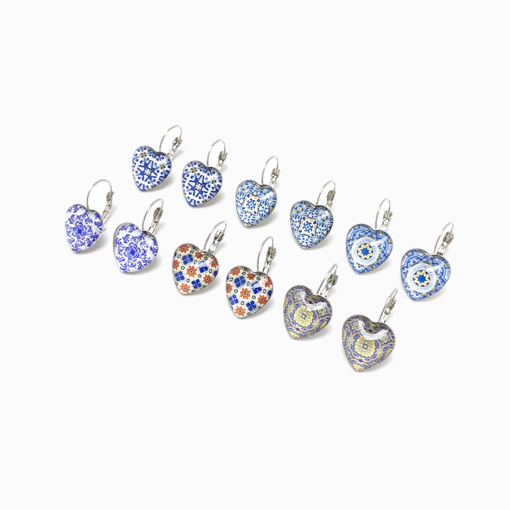 Pack 6 Pairs Earrings Azulejos