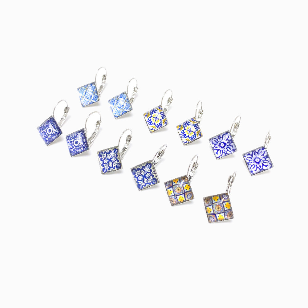 Pack 6 Pairs Earrings Azulejos