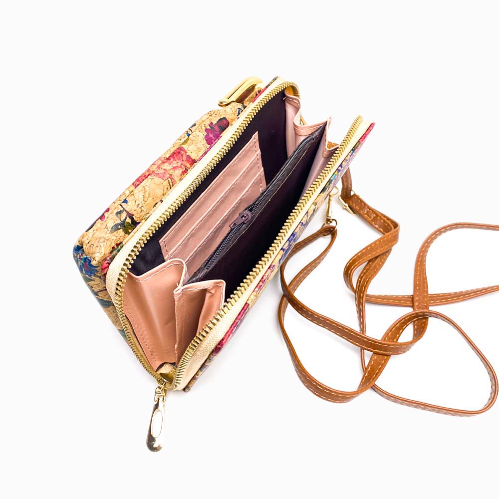 Cork Crossbody Phone Bag LX181601 Interior Design