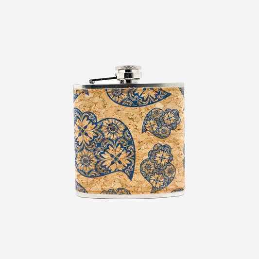 Cork Hip Flask Heart of Viana Classic