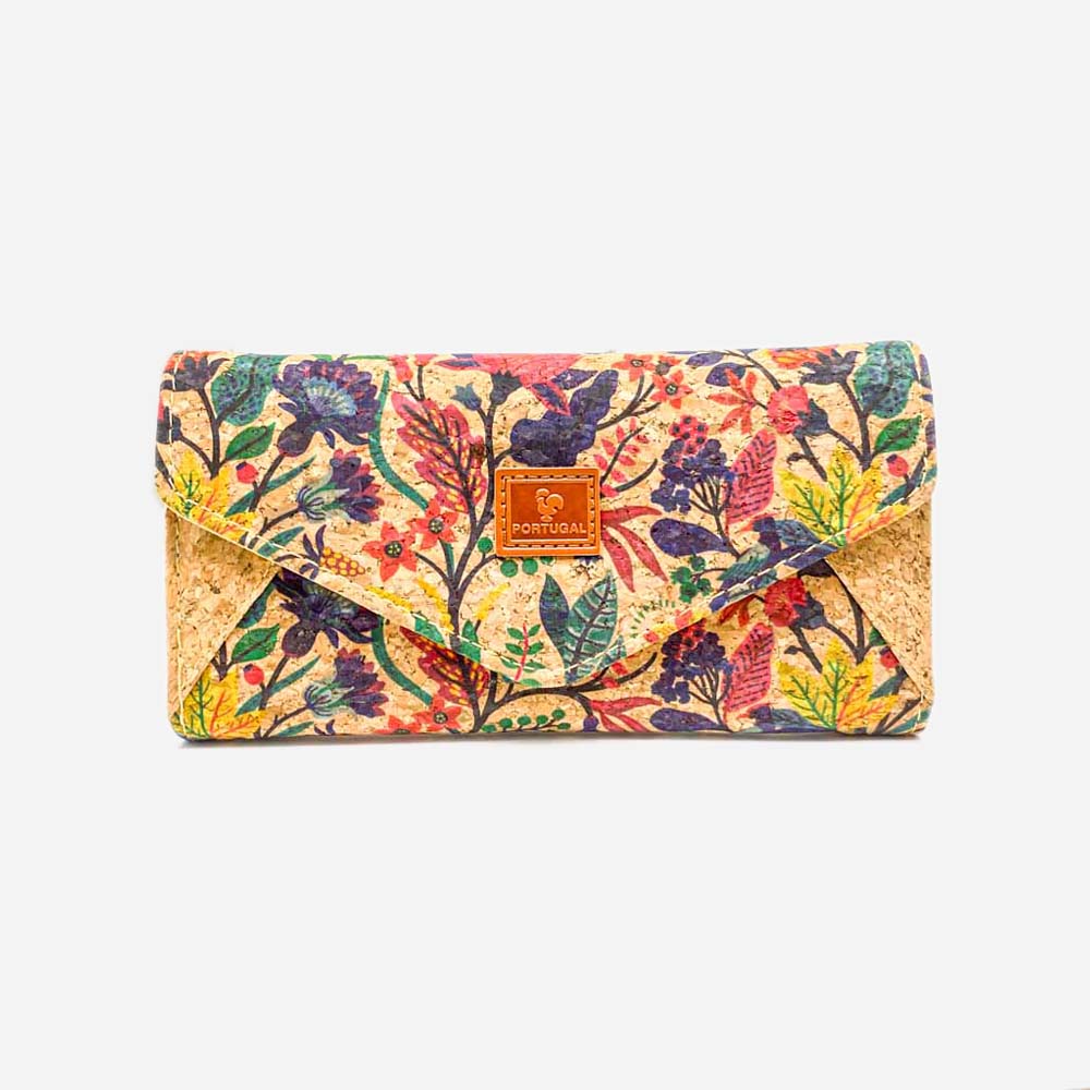 Cork Wallet Flower Pattern TK191021 A