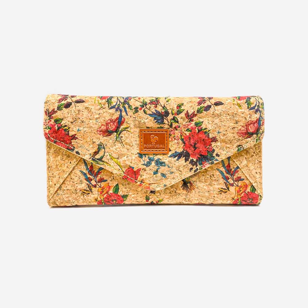 Cork Wallet Flower Pattern TK191021 E